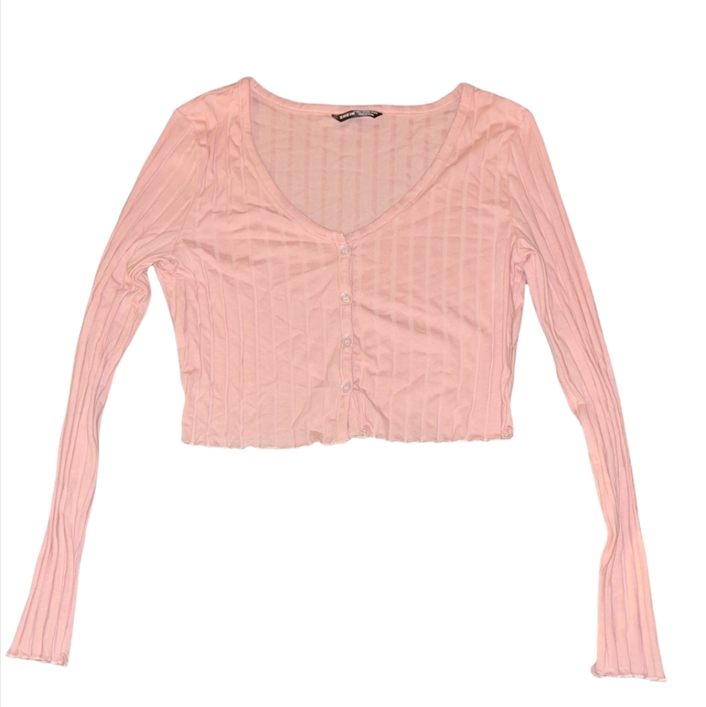 Long sleeve crop top, NWOT.